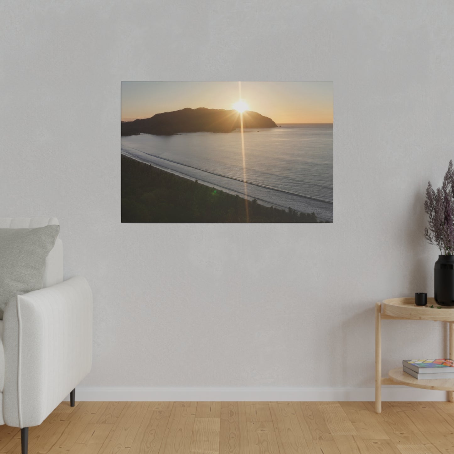 "Paradise Twilight: Costa Rica Sunset Serenade"- Canvas