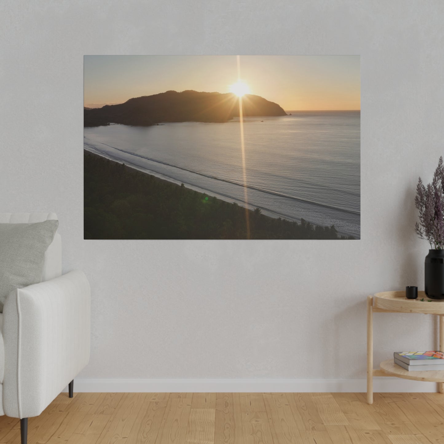 "Paradise Twilight: Costa Rica Sunset Serenade"- Canvas