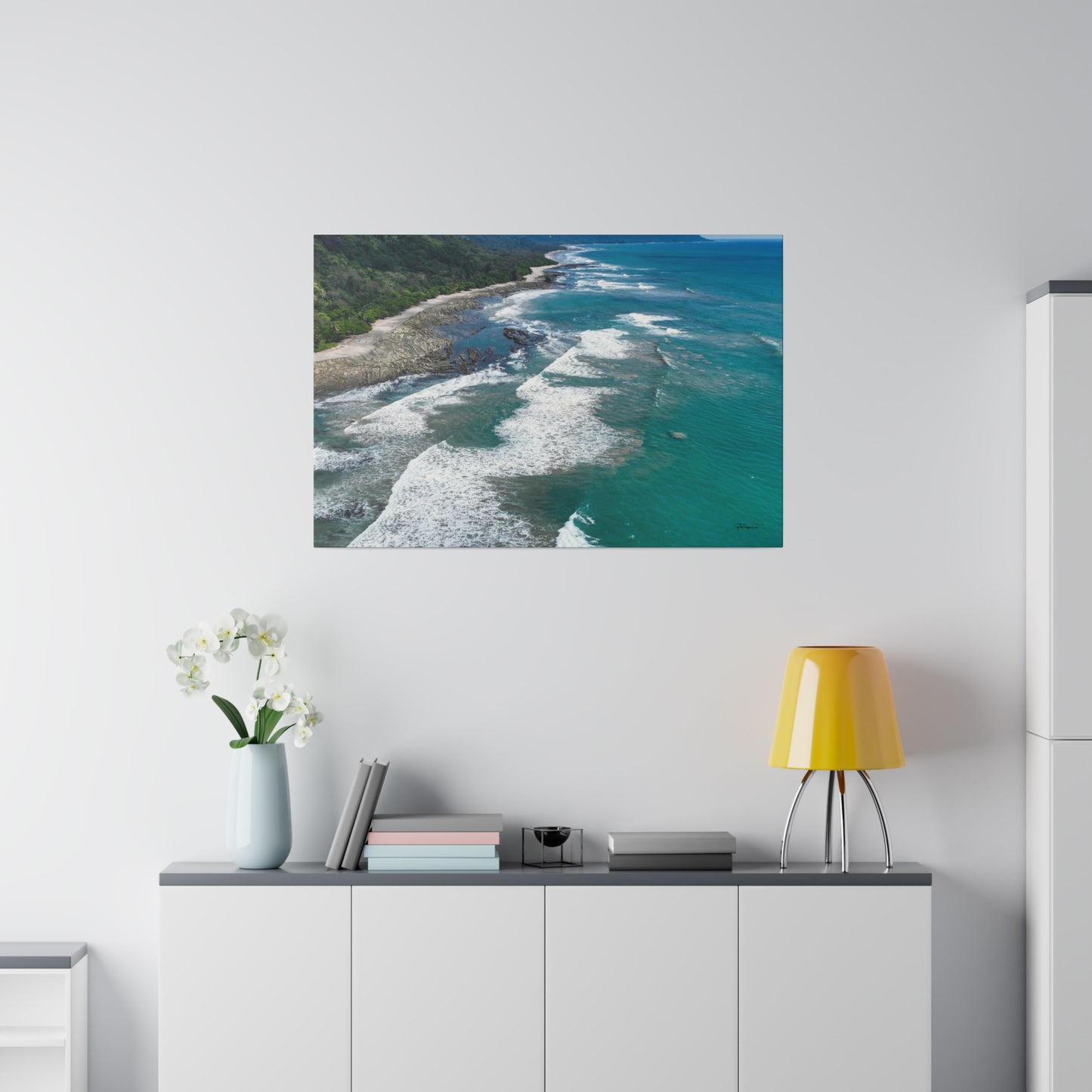 "Splendor of Santa Teresa Beach: Costa Rica's Tropical Hideaway"- Canvas
