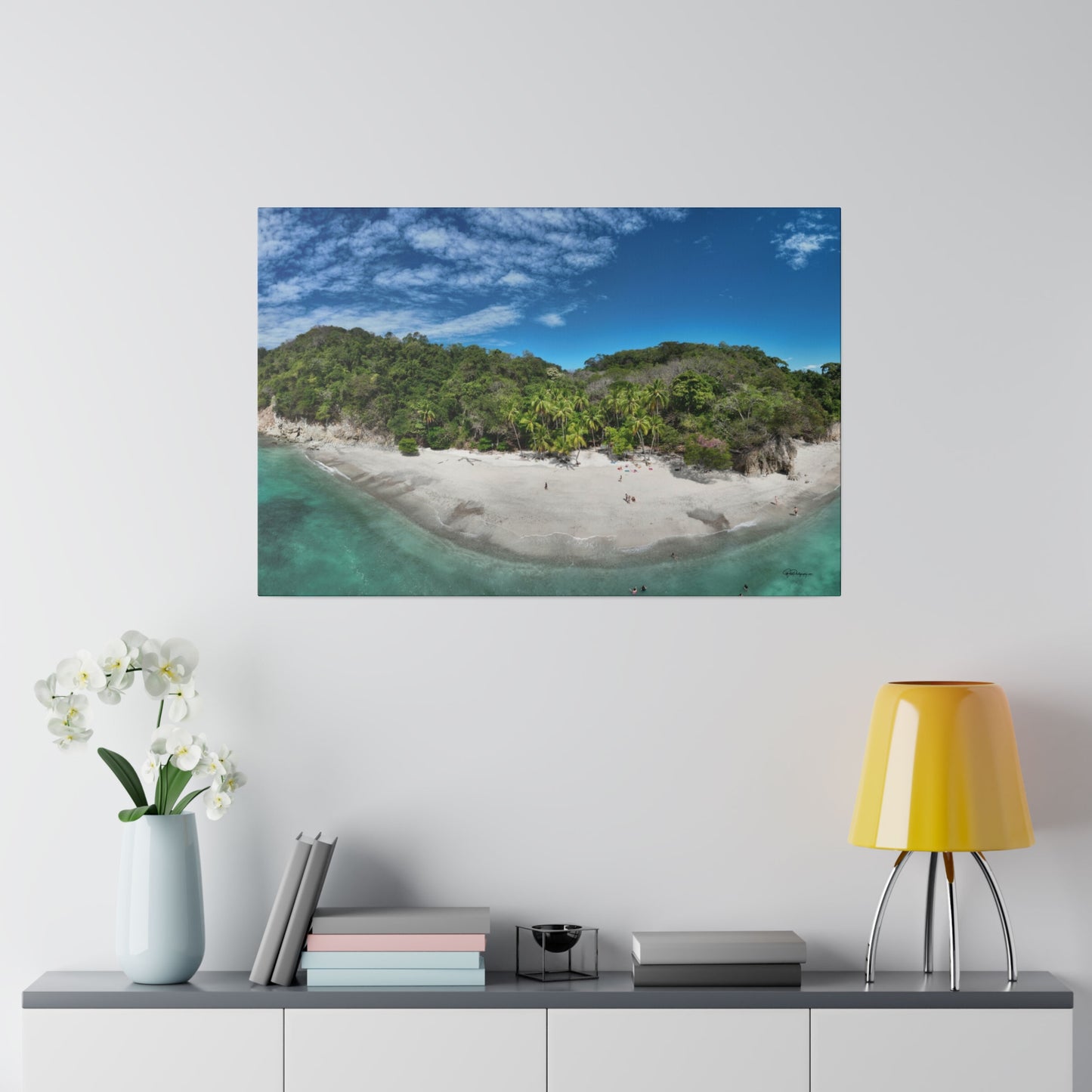 "Radiant Retreat: Playa Quesera, Costa Rica - A Tropical Paradise Unveiled"- Canvas