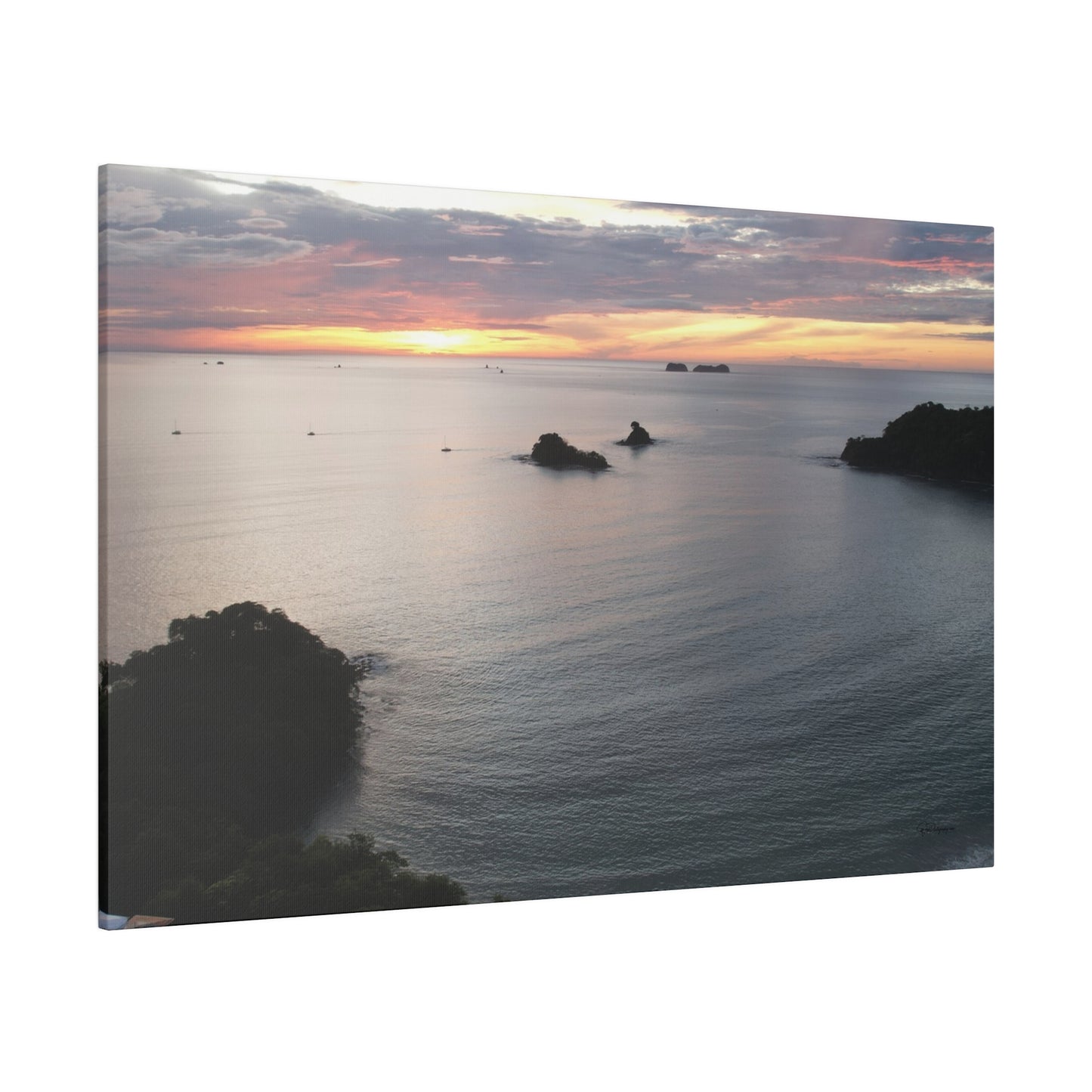 "Tropical Bliss: The Allure of Las Catalinas, Guanacaste"- Canvas