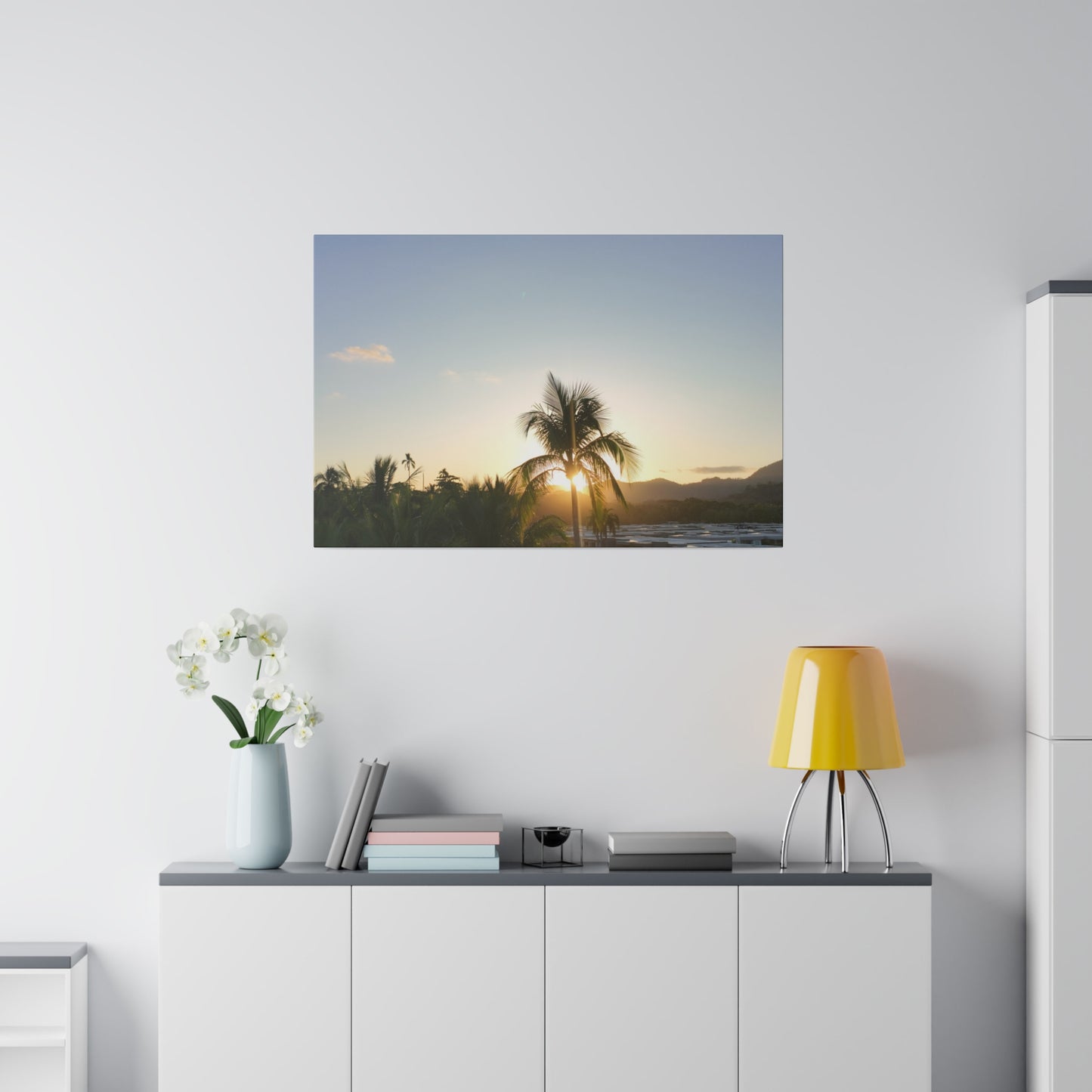 "Radiant Horizons: Costa Rica Sunset Serenade"- Canvas