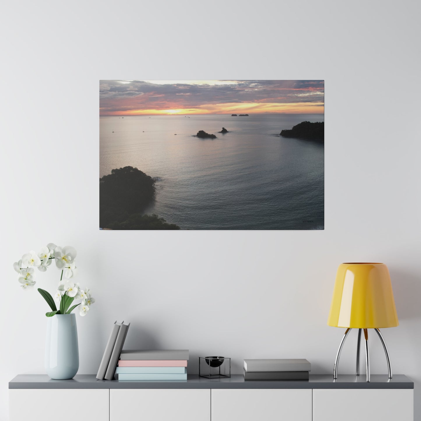 "Tropical Bliss: The Allure of Las Catalinas, Guanacaste"- Canvas