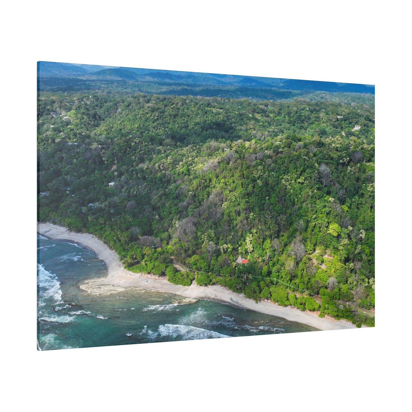 "Emerald Eden: A Lush Glimpse into the Tropical Majesty of Costa Rica"- Canvas