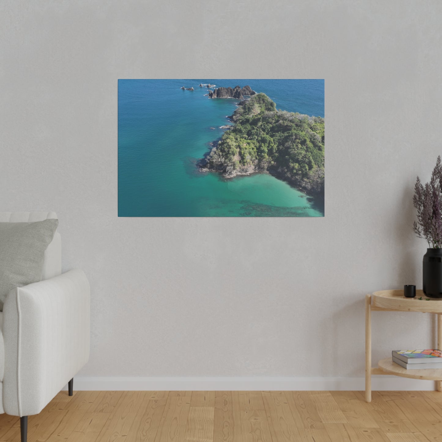 "Paradise Found: Vibrant Vistas of Isla Tortuga, Costa Rica"- Canvas
