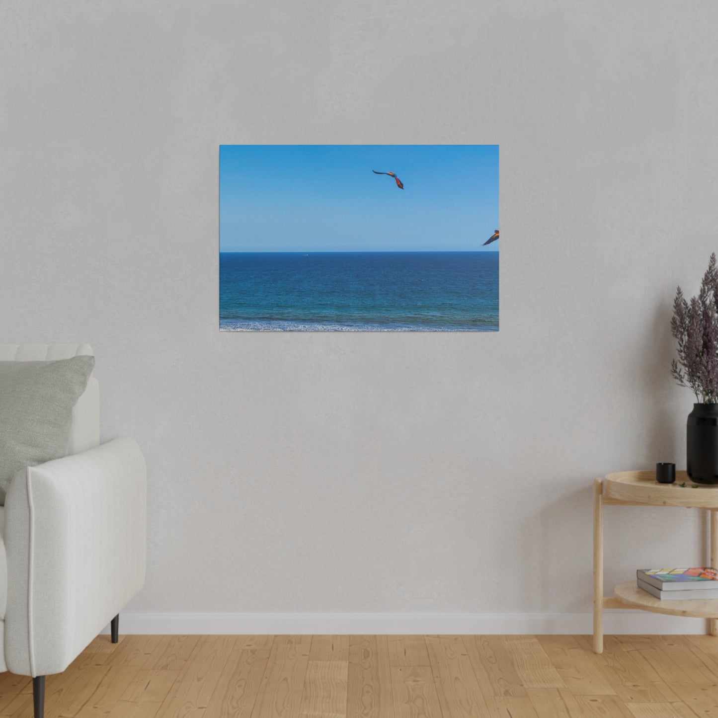 "Tropical Euphoria: The Sky Dance of Lapas, Macaws & Guacamayas"- Canvas