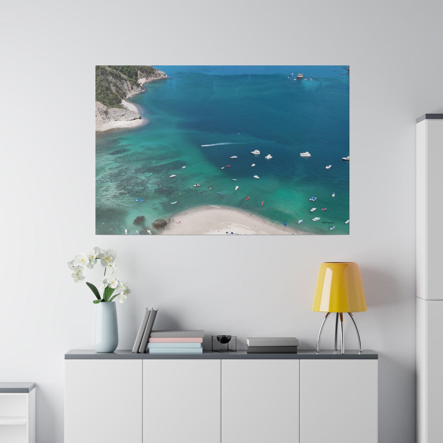 "Tropical Serenity: Escape to Isla Tortuga, Costa Rica"- Canvas