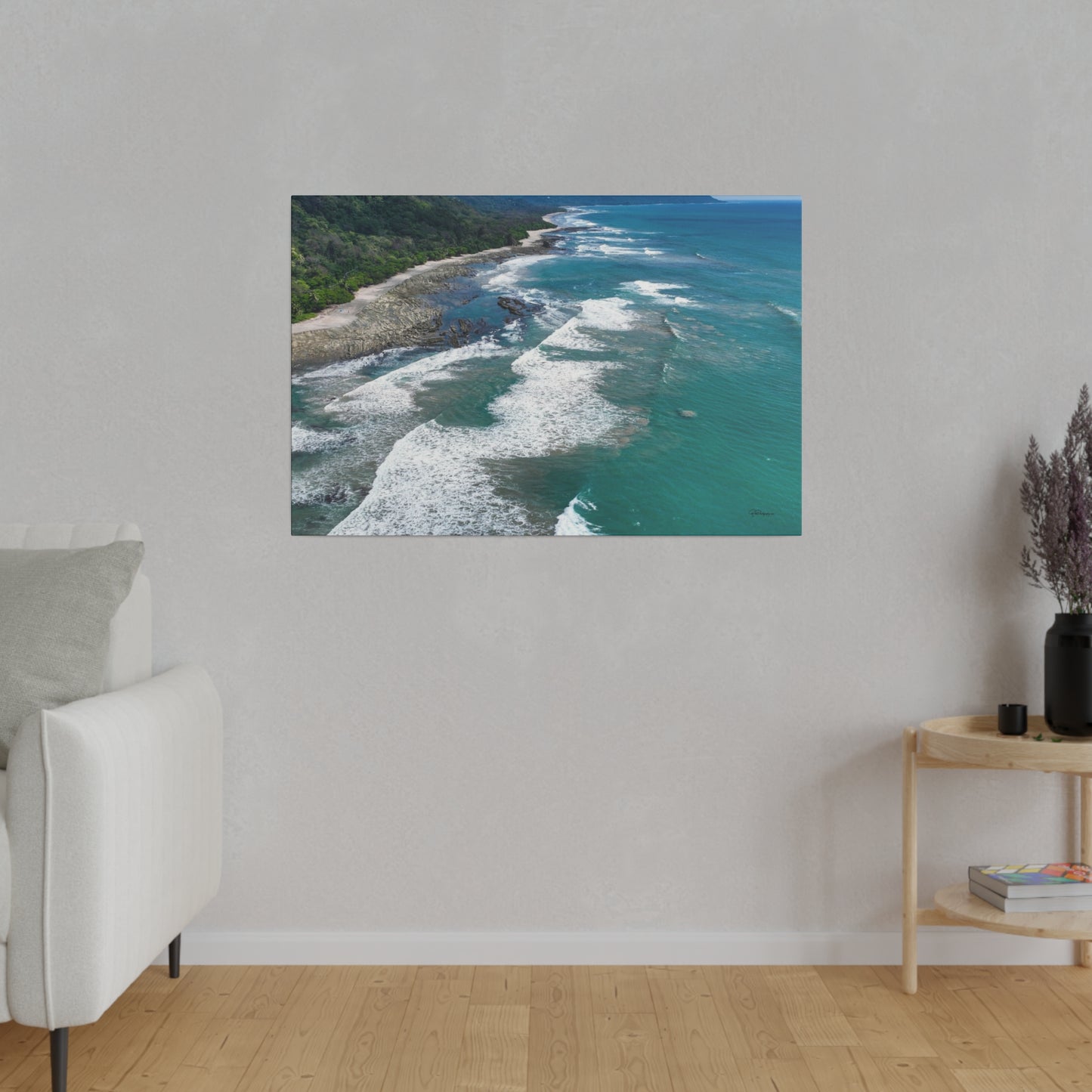 "Splendor of Santa Teresa Beach: Costa Rica's Tropical Hideaway"- Canvas