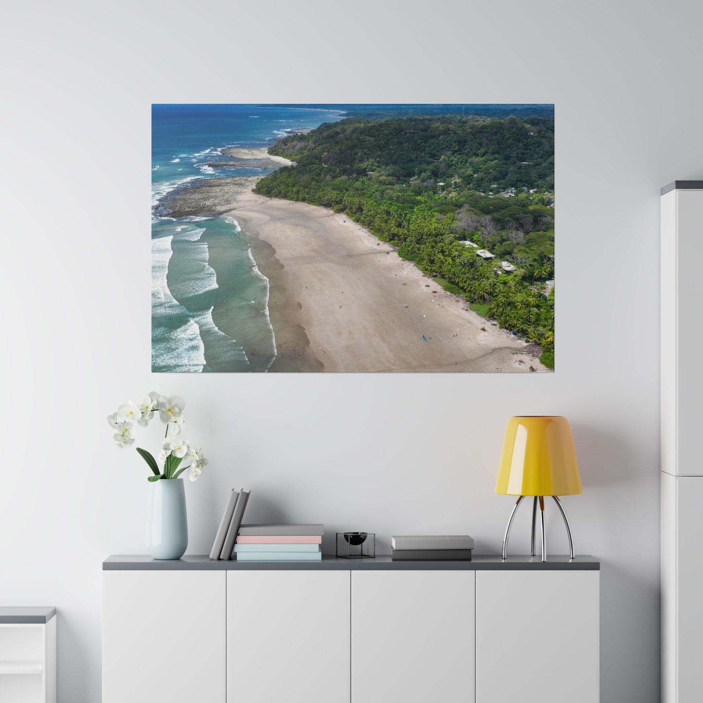"Exotic Embrace: Santa Teresa Beach & Malpais Beach - The Heavenly Edges of Costa Rica"- Canvas