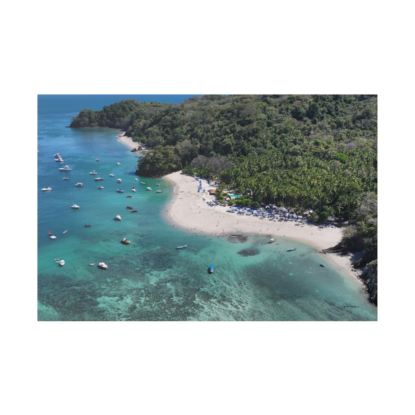 "Exotic Escape: The Serene Wonders of Isla Tortuga, Costa Rica"- Canvas