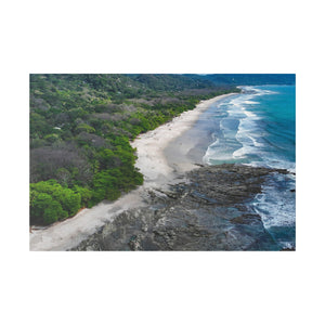 "Tropical Odyssey: The Majestic Splendor of Santa Teresa Beach, Costa Rica"- Canvas