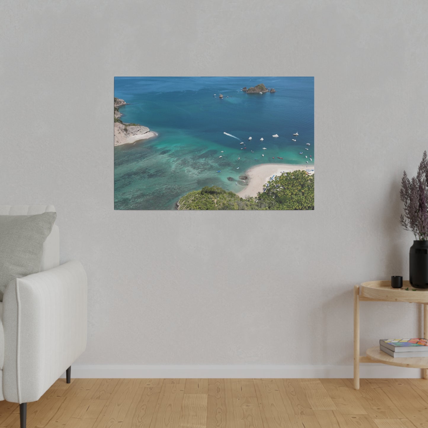 "Tropical Serenity: The Enchanting Allure of Isla Tortuga, Costa Rica"- Canvas