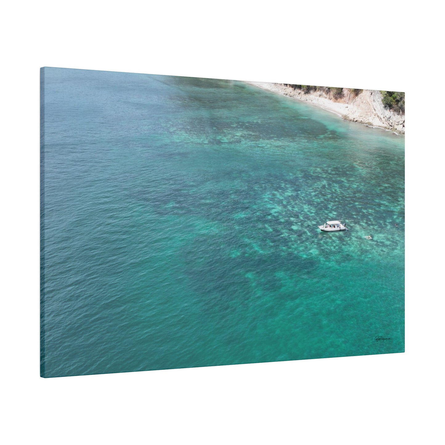 "Sun-Kissed Splendor: Playa Quesera, Costa Rica - Escape to Tropical Paradise"- Canvas