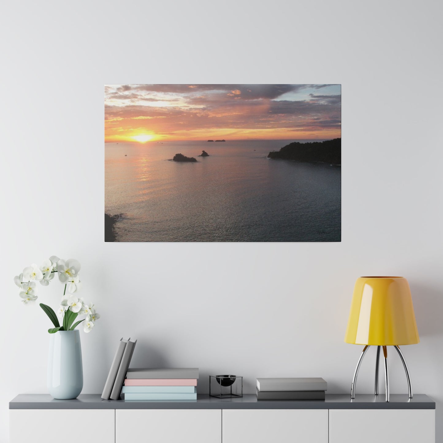"Tropical Serenade: Las Catalinas, Guanacaste - A Paradise Unveiled"- Canvas