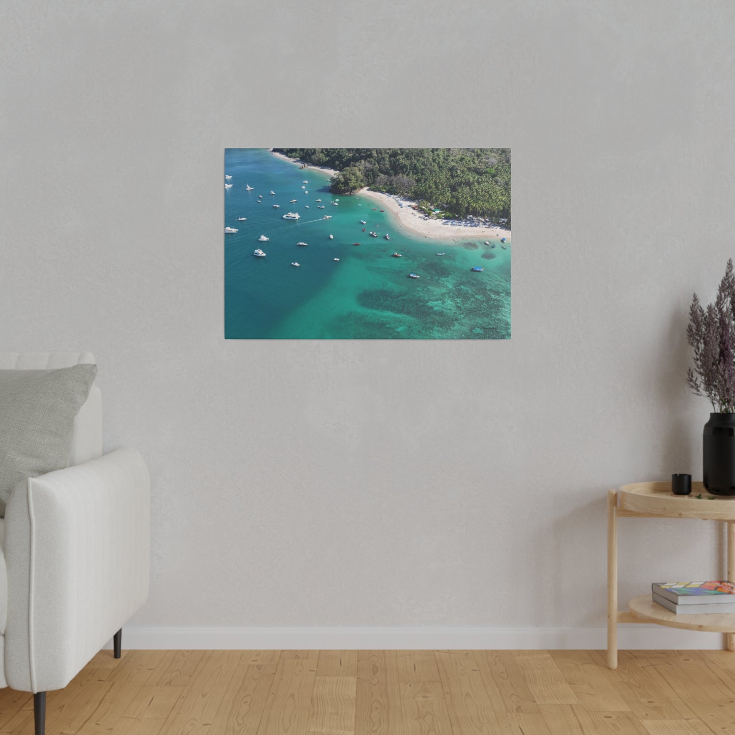 "Paradise Unveiled: The Lush Serenity of Isla Tortuga, Costa Rica"- Canvas