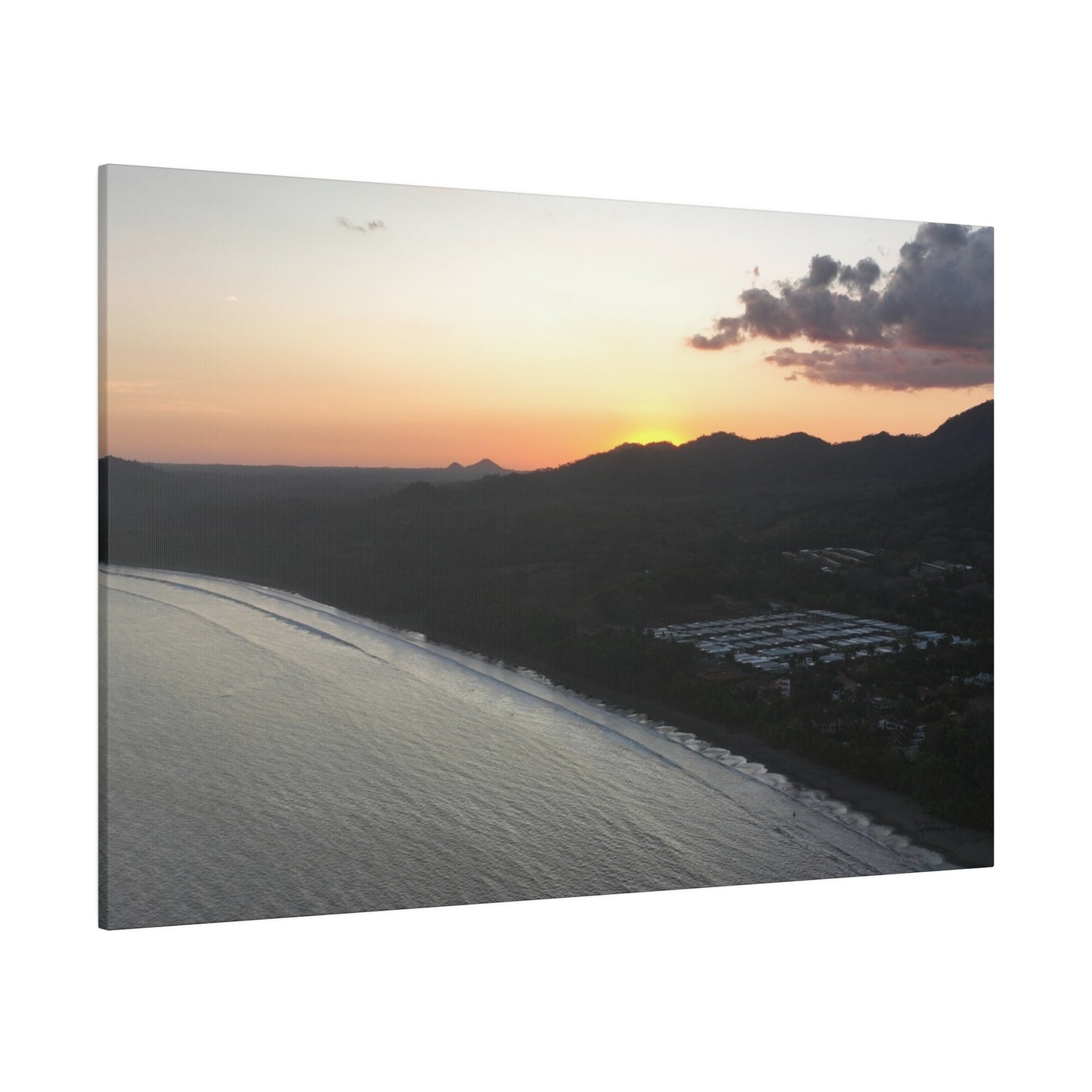 **Pura Vida Twilight: Costa Rica Sunset Serenade**- Canvas