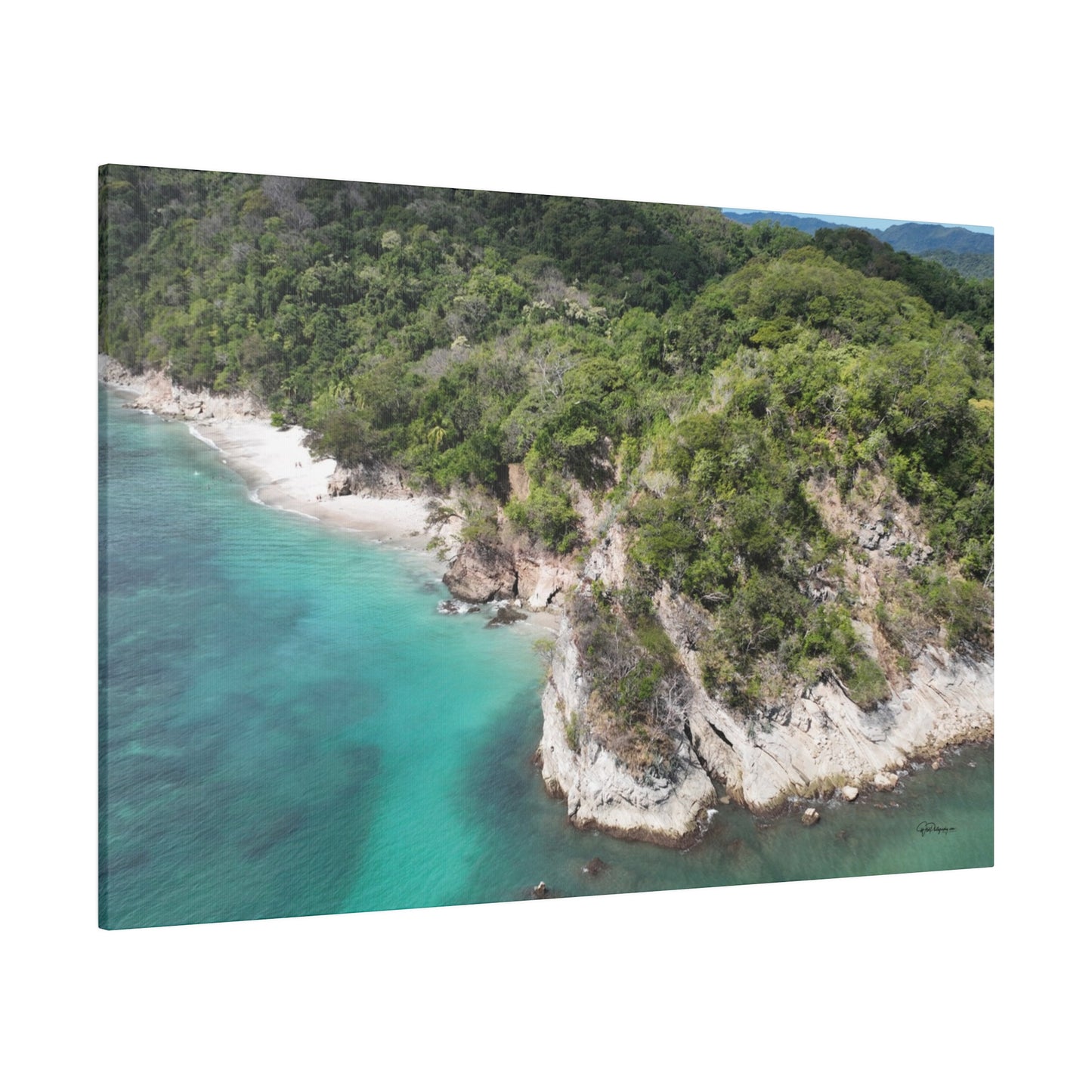 "Paradise Unleashed: Tranquil Tides at Playa Quesera, Costa Rica"- Canvas