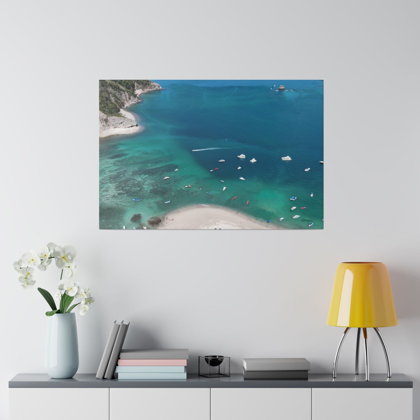 "Tropical Serenity: Escape to Isla Tortuga, Costa Rica"- Canvas