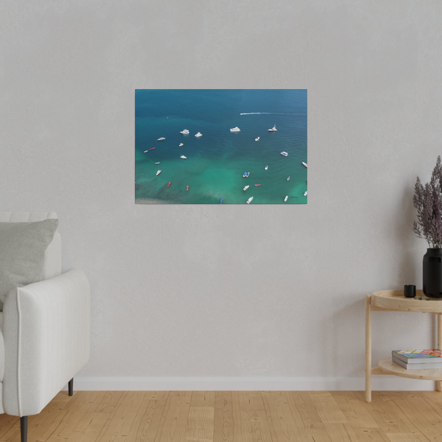 "Whispers of the Waves: A Tropical Escape to Isla Tortuga, Costa Rica"- Canvas