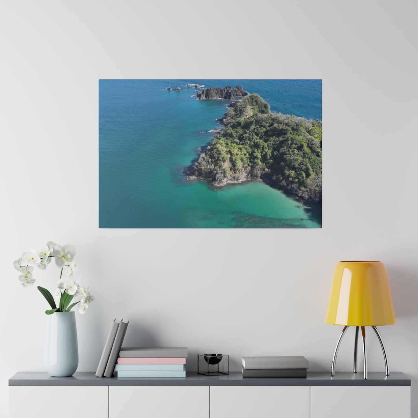 "Paradise Found: Vibrant Vistas of Isla Tortuga, Costa Rica"- Canvas
