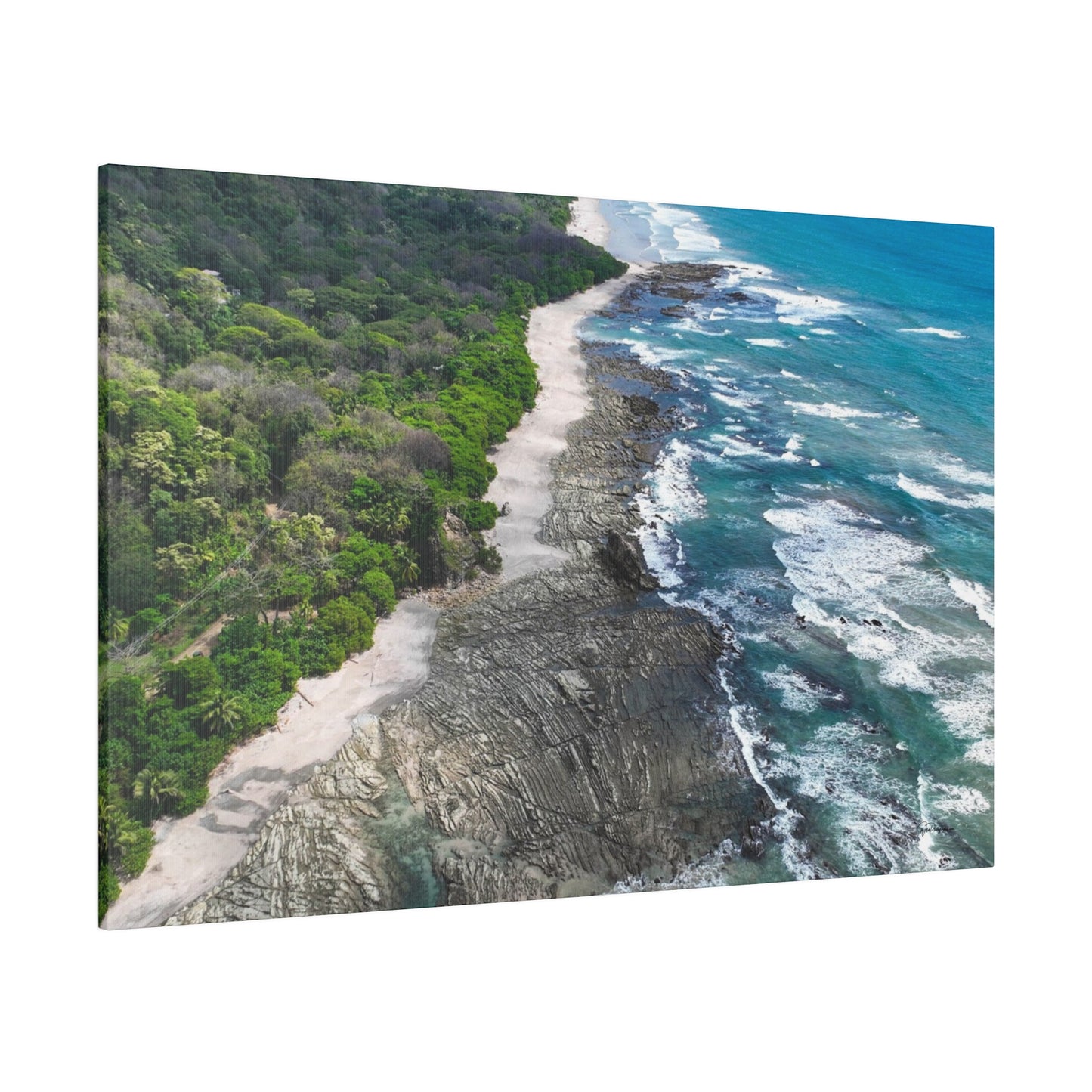 "Tropical Dreams: A Visual Journey to Santa Teresa Beach and Malpais Beach, Costa Rica"- Canvas