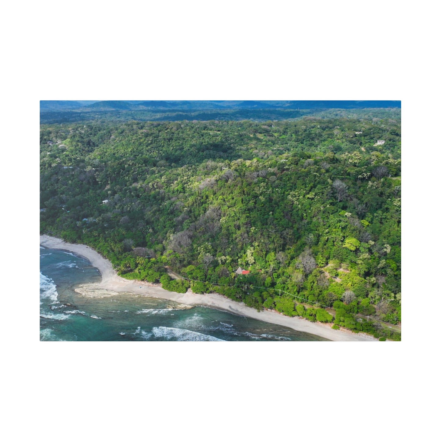 "Emerald Eden: A Lush Glimpse into the Tropical Majesty of Costa Rica"- Canvas