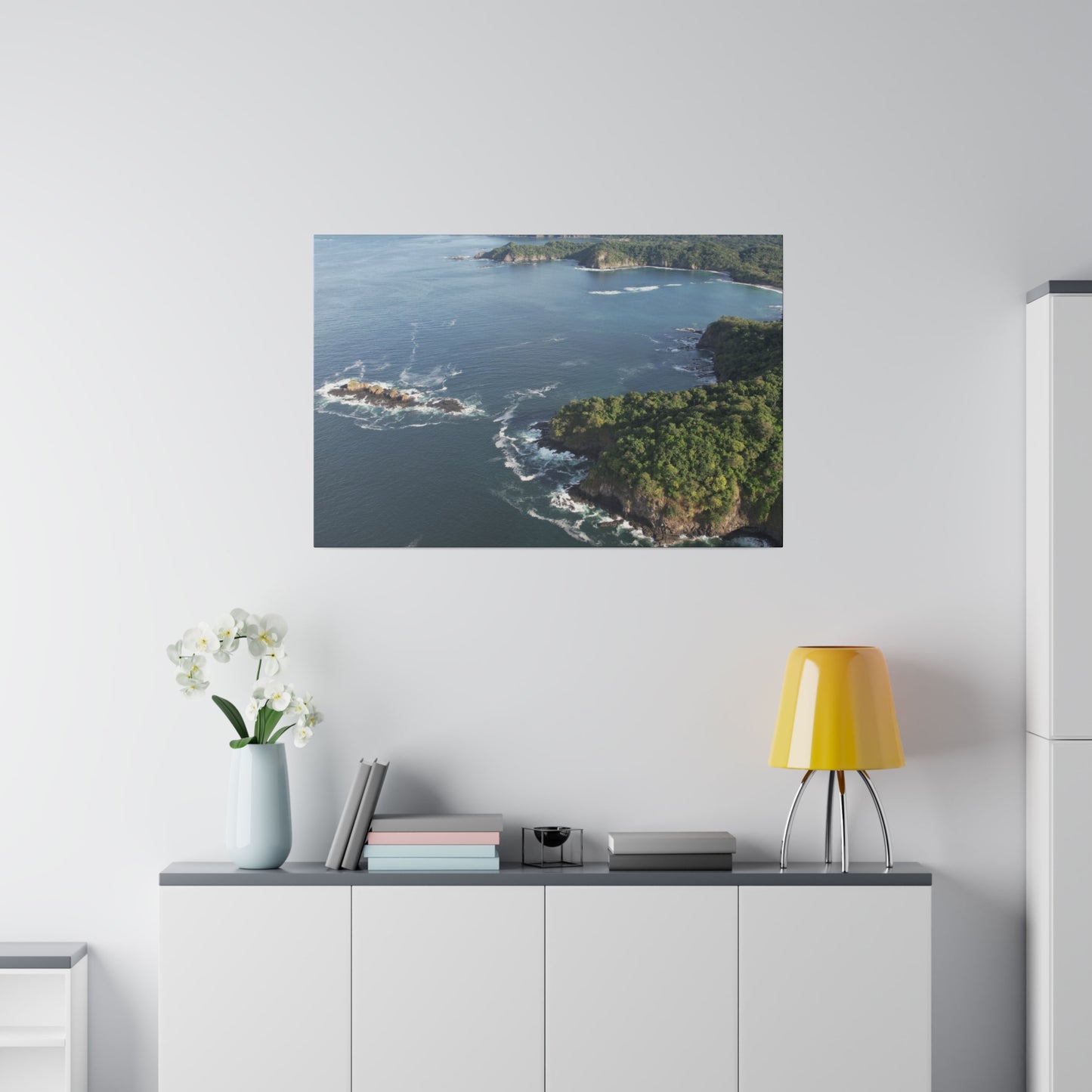 "Tropical Bliss: An Enchanting Glimpse of Las Catalinas, Guanacaste"- Canvas