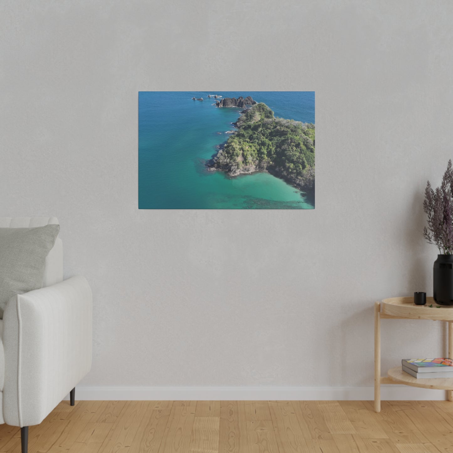 "Paradise Found: Vibrant Vistas of Isla Tortuga, Costa Rica"- Canvas
