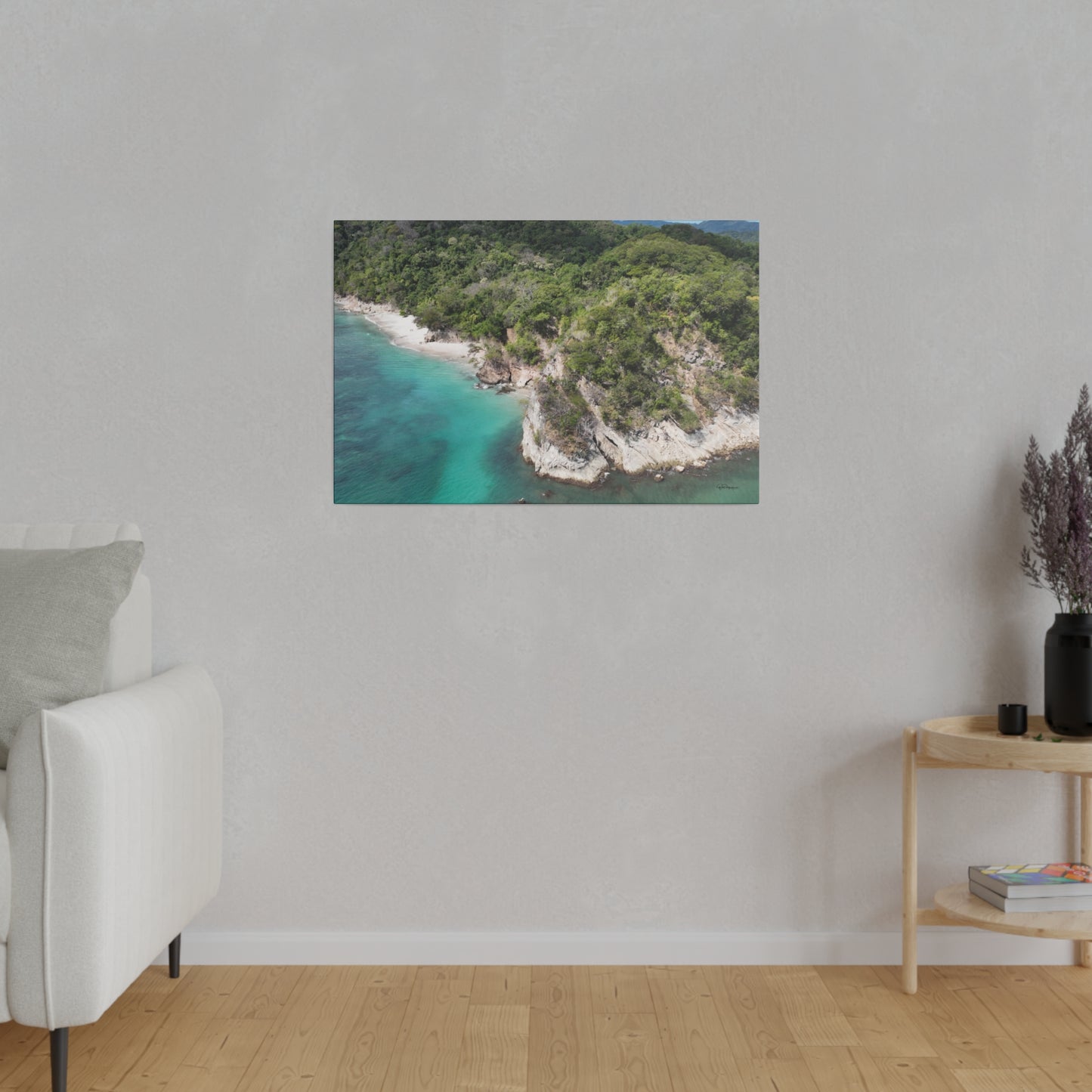 "Paradise Unleashed: Tranquil Tides at Playa Quesera, Costa Rica"- Canvas