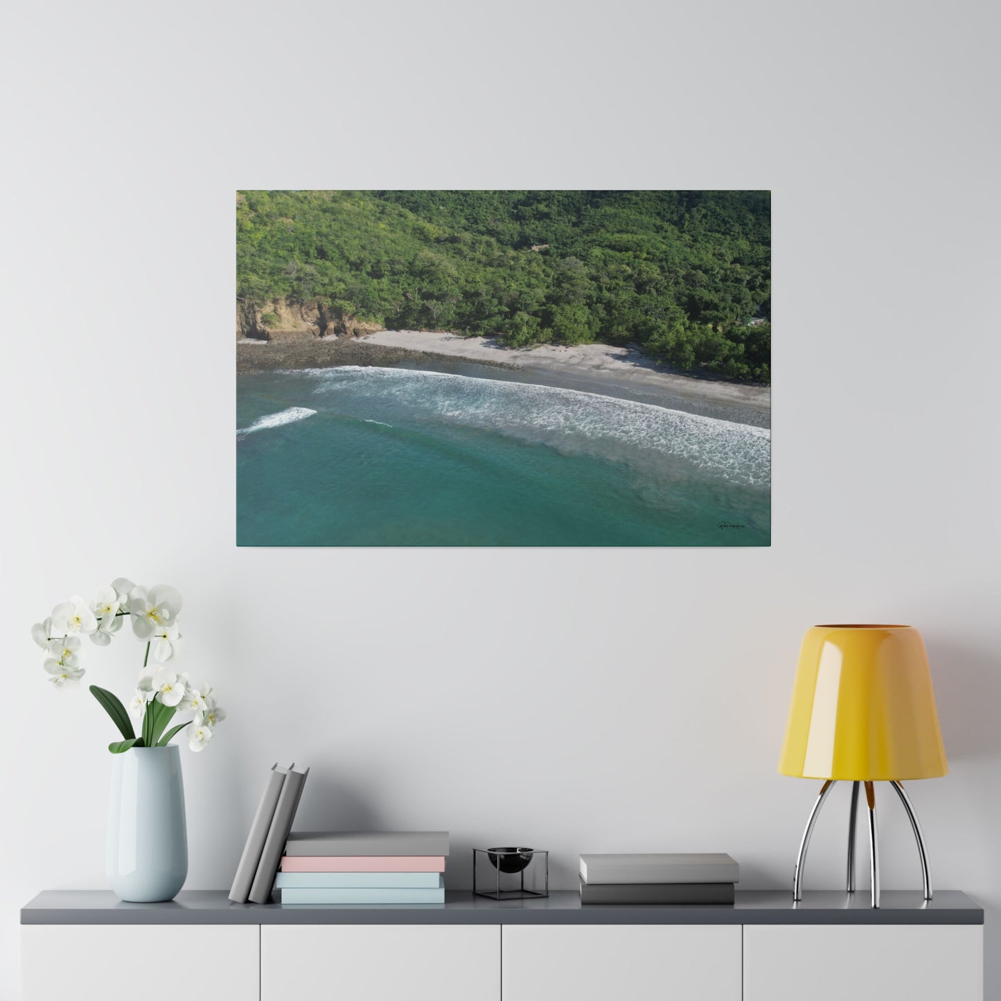 "Tropical Escape: Breathtaking Playa Quesera, Costa Rica - Your Paradise Awaits!"- Canvas