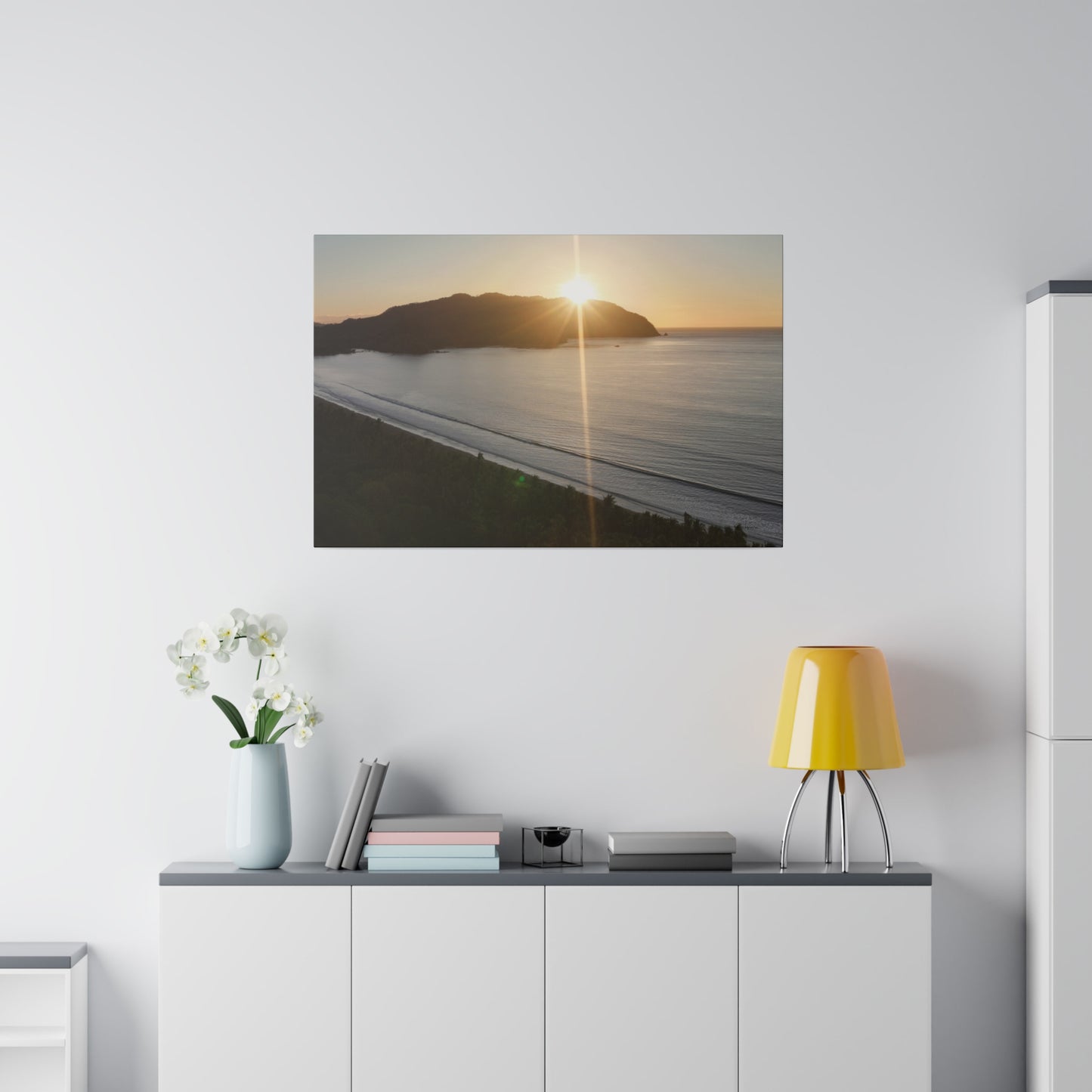 "Paradise Twilight: Costa Rica Sunset Serenade"- Canvas