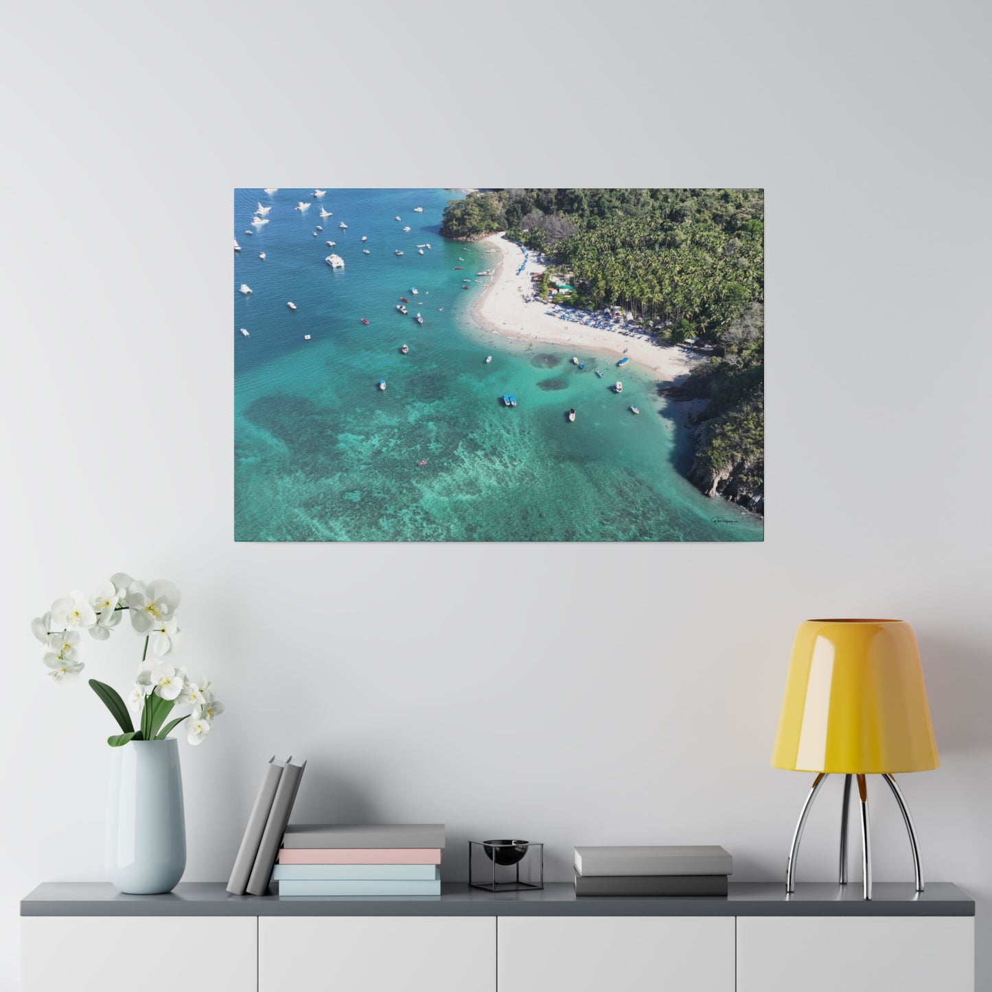 "Paradise Uncovered: The Lush Mysteries of Isla Tortuga, Costa Rica"- Canvas
