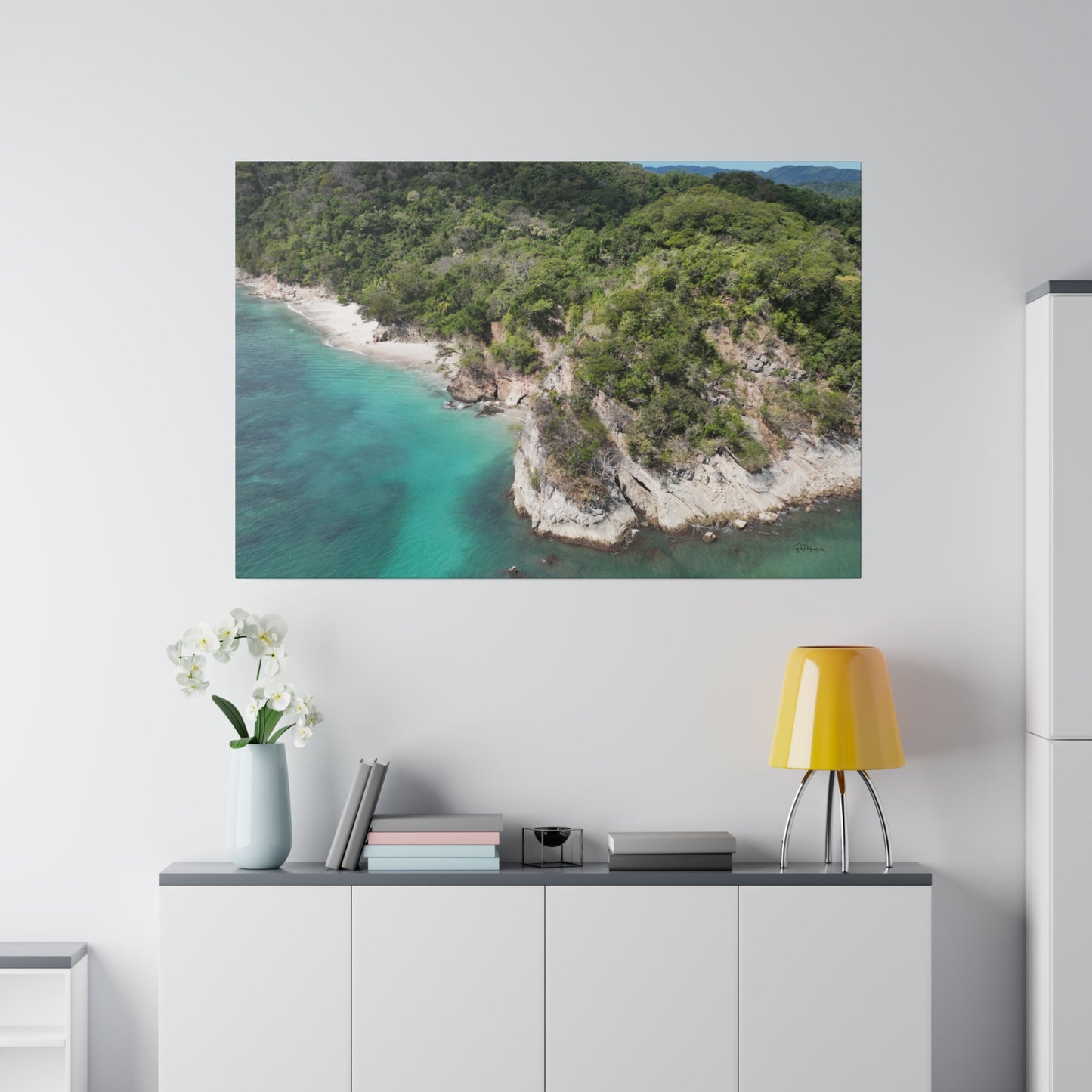 "Paradise Unleashed: Tranquil Tides at Playa Quesera, Costa Rica"- Canvas