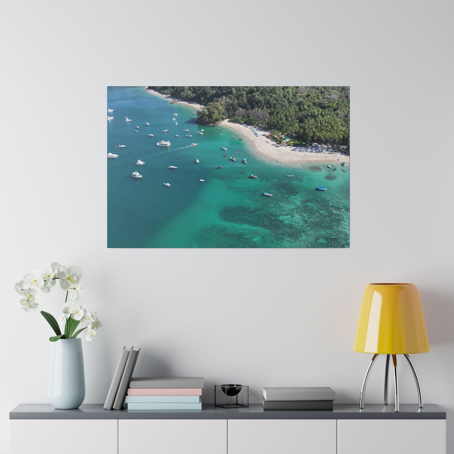 "Paradise Unveiled: The Lush Serenity of Isla Tortuga, Costa Rica"- Canvas