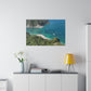 "Paradise Unleashed: Vivid Vistas of Isla Tortuga, Costa Rica"- Canvas