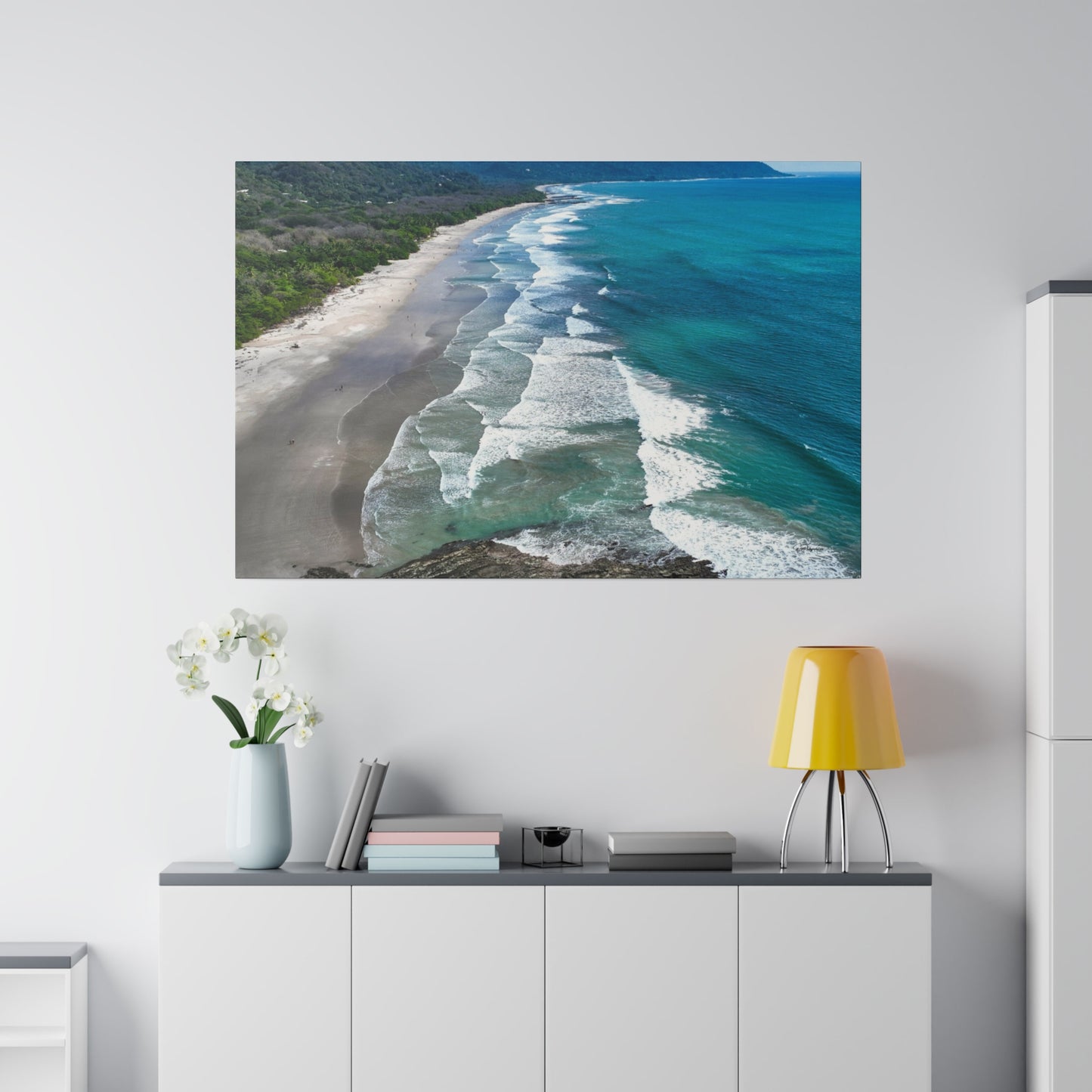 "Tropical Paradise: Sun-Kissed Moments at Santa Teresa Beach, Costa Rica"- Canvas