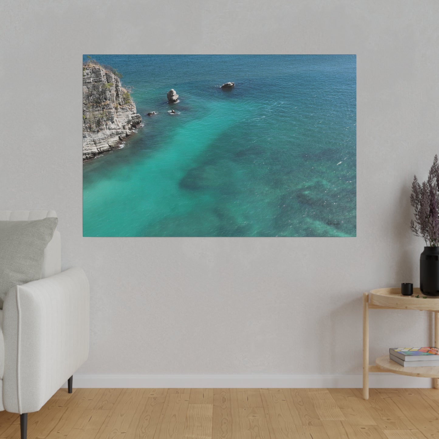 "Paradise Revealed: Playa Quesera, Costa Rica - A Tropical Symphony"- Canvas