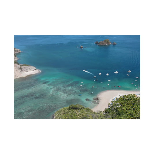 "Tropical Serenity: The Enchanting Allure of Isla Tortuga, Costa Rica"- Canvas