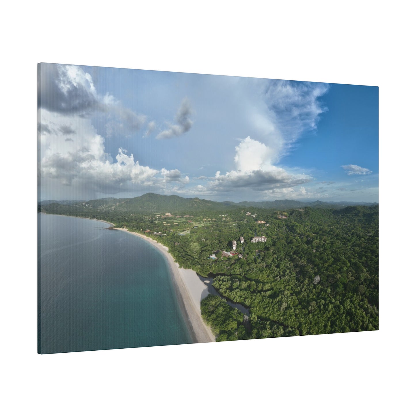 "Emerald Canopy: Costa Rica's Majestic Tropical Charm"- Canvas