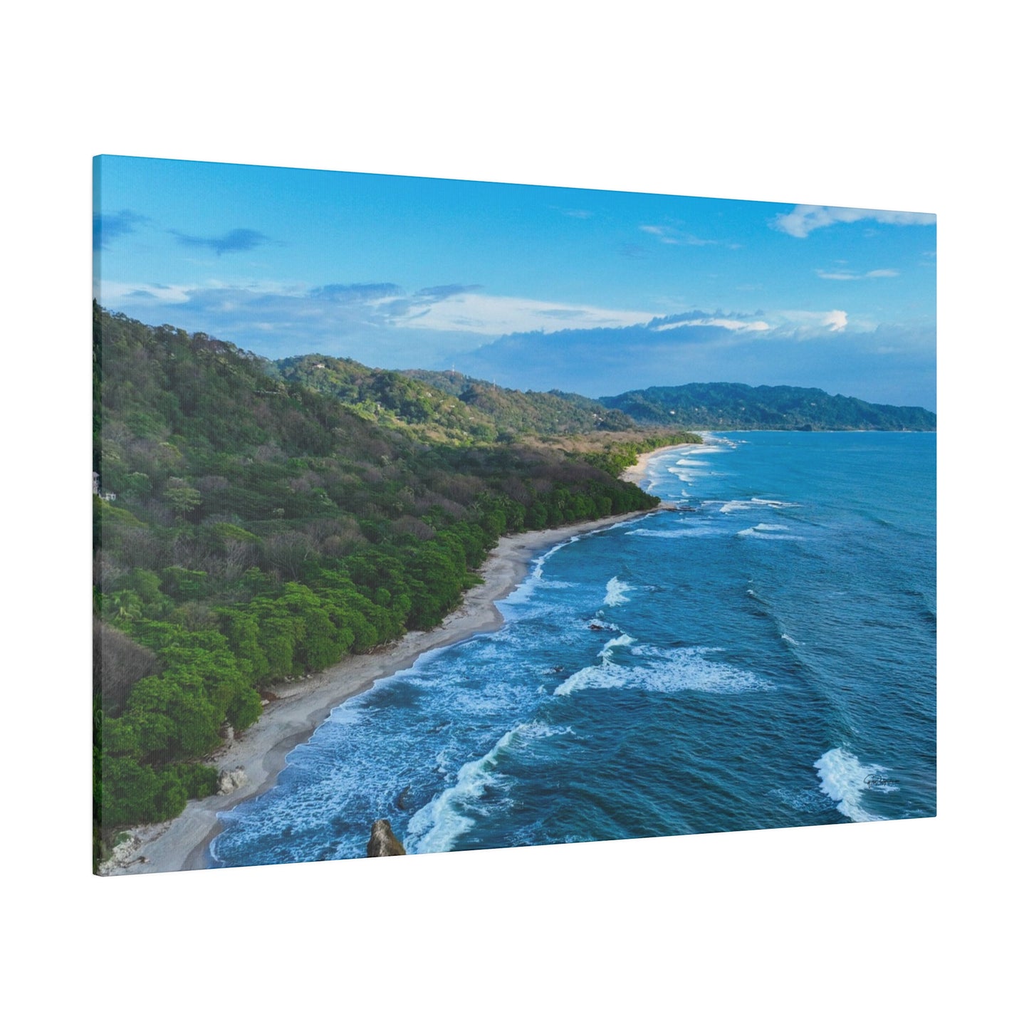"Verdant Visions: A Tropical Tapestry of Costa Rica"- Canvas