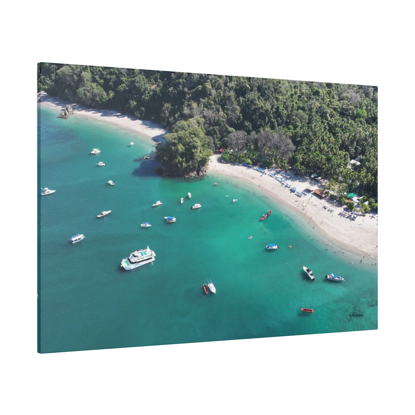 "Tropical Tranquility: The Alluring Aura of Isla Tortuga, Costa Rica"- Canvas