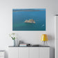 "Tropical Serenity: The Allure of Isla Tortuga, Costa Rica"- Canvas