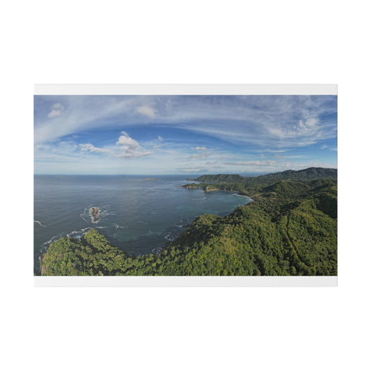 "Sunkissed Charms: A Tropical Bliss in Las Catalinas, Guanacaste"- Canvas