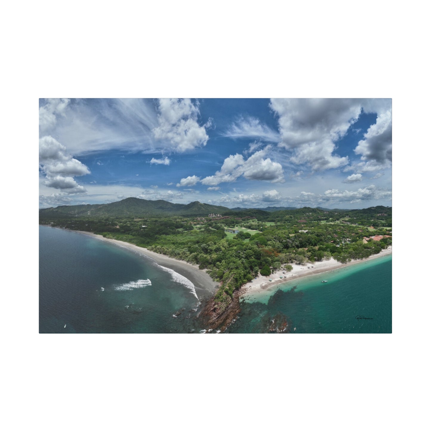 "Verdant Vistas: A Glimpse into Costa Rica's Tropical Paradise"- Canvas