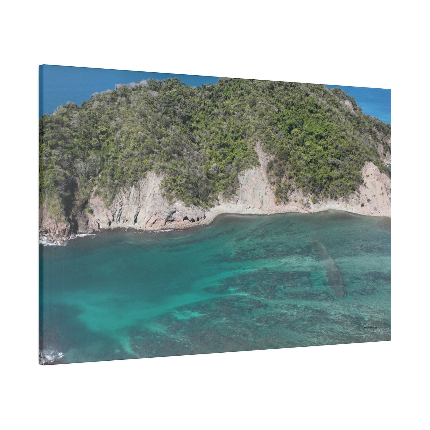 "Paradise Unveiled: Isla Tortuga, Costa Rica - A Tropical Haven"- Canvas