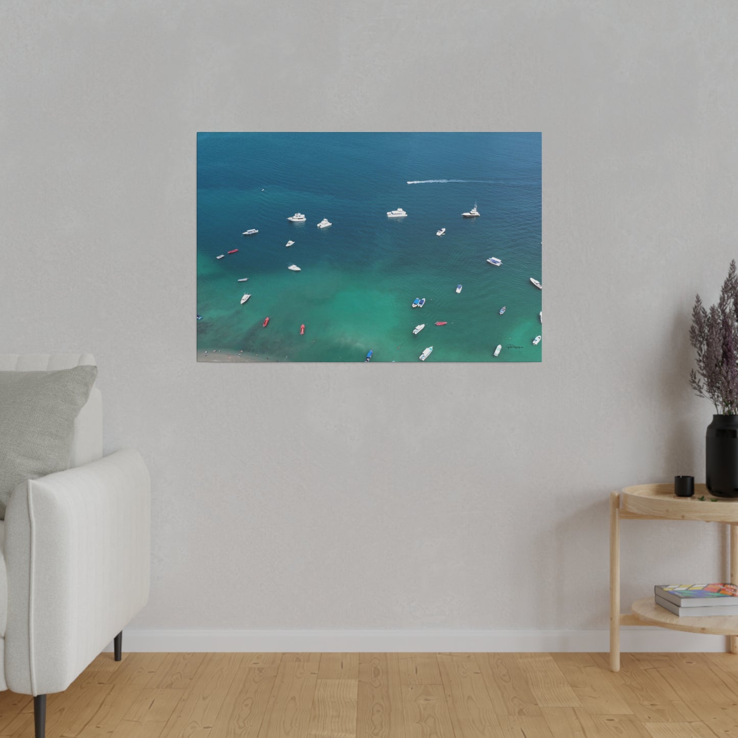 "Whispers of the Waves: A Tropical Escape to Isla Tortuga, Costa Rica"- Canvas