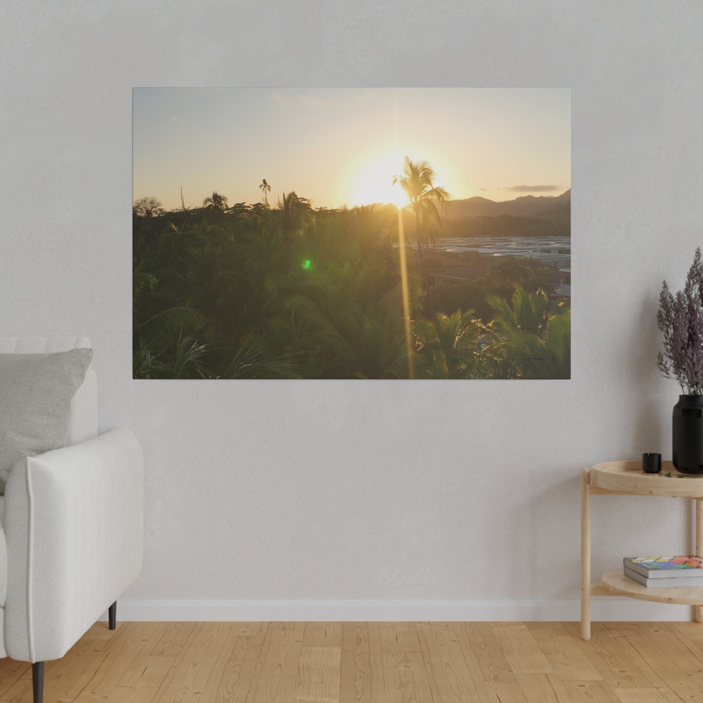 "Radiant Paradise: Costa Rica Sunset Serenity"- Canvas