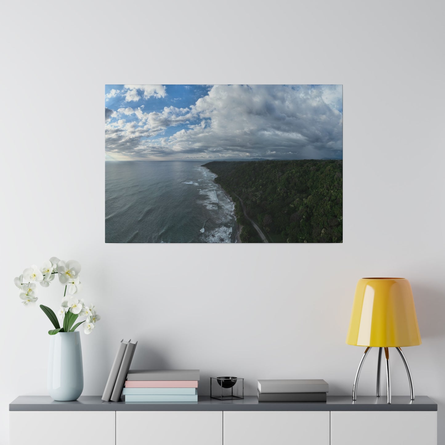 "Embracing Tranquility: Costa Rica's Lush Tropical Wonderland"- Canvas