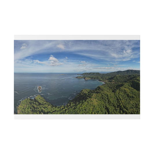 "Sunkissed Charms: A Tropical Bliss in Las Catalinas, Guanacaste"- Canvas