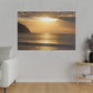 Golden Horizons: Costa Rica Sunrise Serenade- Canvas